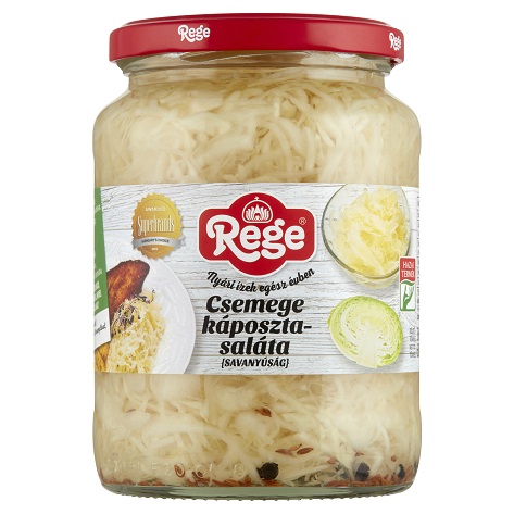 REGE 720 ml üveges Csemege káposztasaláta, savanyúság